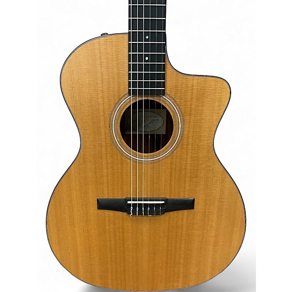 Used Taylor 114CE-N Natural Classical Acoustic Electric Guitar