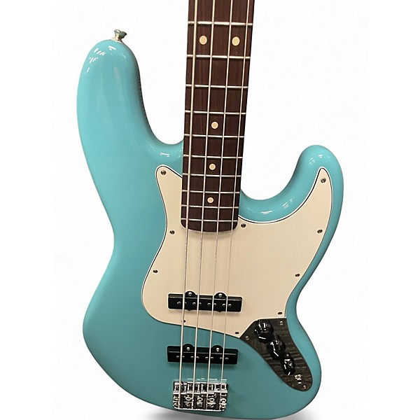 Used Fender Standard Jazz Bass TEAL Electric Bass Guitar