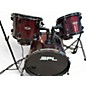 Used SPL 5 Piece JUNIOR KICKER 5 PIECE DARK RED Drum Kit
