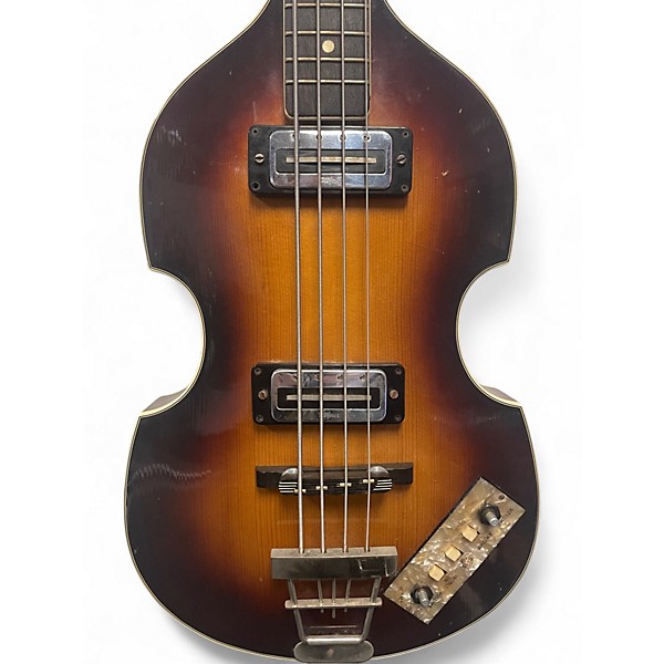 Vintage 1970 Hofner 500/1 Violin Sunburst Electric Bass Guitar