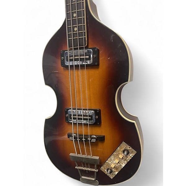 Vintage 1970 Hofner 500/1 Violin Sunburst Electric Bass Guitar
