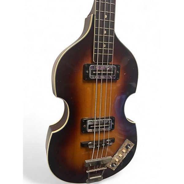 Vintage 1970 Hofner 500/1 Violin Sunburst Electric Bass Guitar