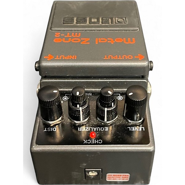 Used BOSS MT2 Metal Zone Distortion Effect Pedal