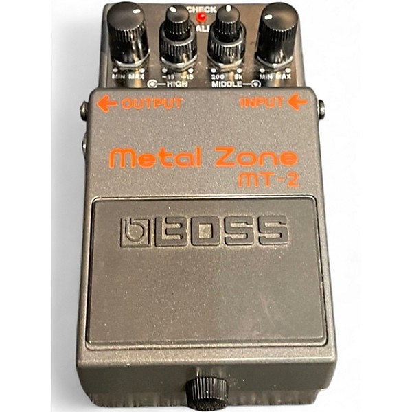 Used BOSS MT2 Metal Zone Distortion Effect Pedal
