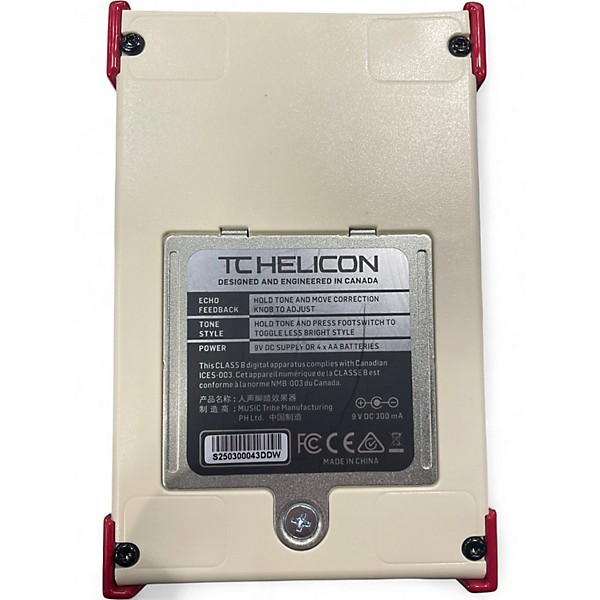 Used TC Helicon VoiceTone Mic Mechanic Vocal Processor