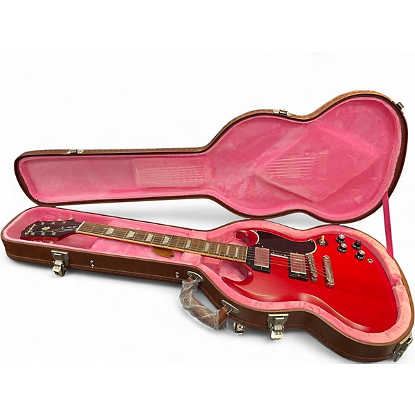 Used Epiphone 1961 Les Paul SG Standard Aged Sixties Cherry Solid Body Electric Guitar
