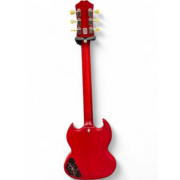 Used Epiphone 1961 Les Paul SG Standard Aged Sixties Cherry Solid Body Electric Guitar