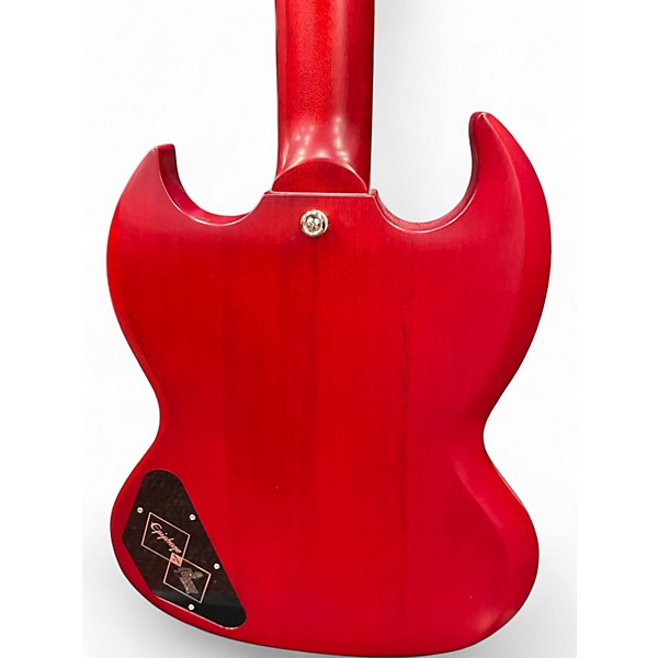 Used Epiphone 1961 Les Paul SG Standard Aged Sixties Cherry Solid Body Electric Guitar