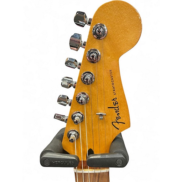 Used Fender Player Plus Stratocaster Aged Candy Apple Red Solid Body Electric Guitar