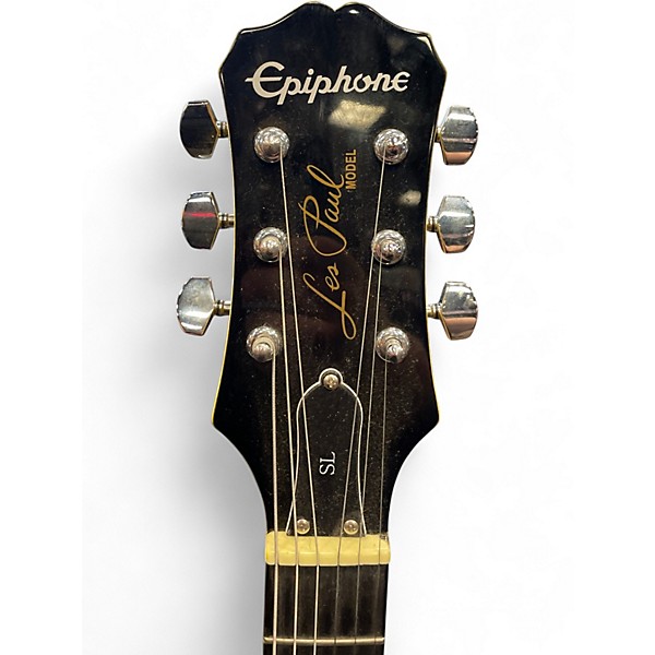Used Epiphone Les Paul SL Yellow Solid Body Electric Guitar