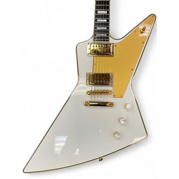Used Epiphone Izzy Hale Explorer White Solid Body Electric Guitar