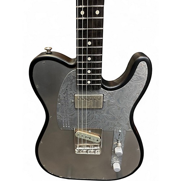 Used James Trussant STEELCASTER SILVER Solid Body Electric Guitar