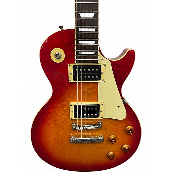 Used Epiphone LES PAUL Cherry Sunburst Solid Body Electric Guitar