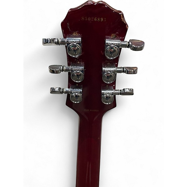 Used Epiphone LES PAUL Cherry Sunburst Solid Body Electric Guitar