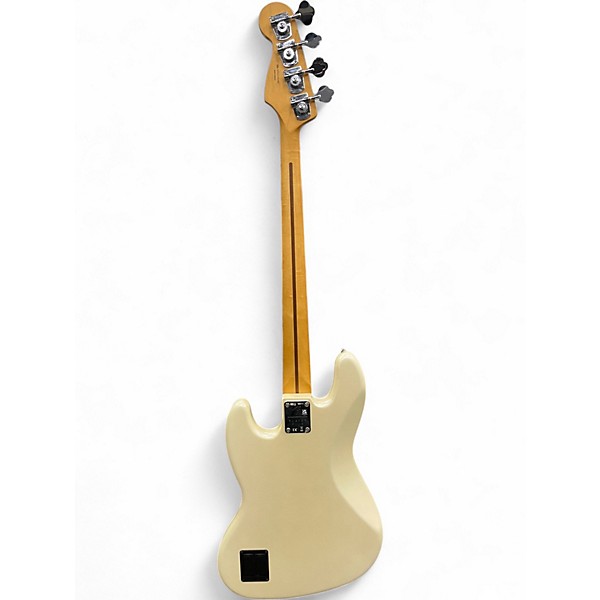 Used Fender Player Plus Active Jazz Bass Olympic Pearl Electric Bass Guitar