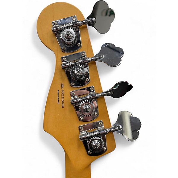 Used Fender Player Plus Active Jazz Bass Olympic Pearl Electric Bass Guitar