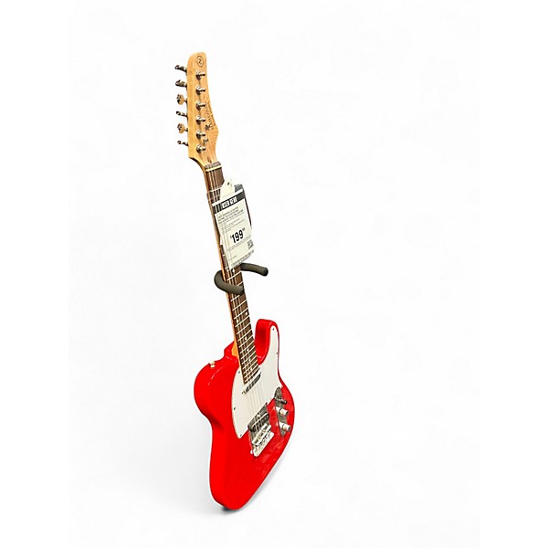 Used Nashville Guitar Works telecaster red Solid Body Electric Guitar