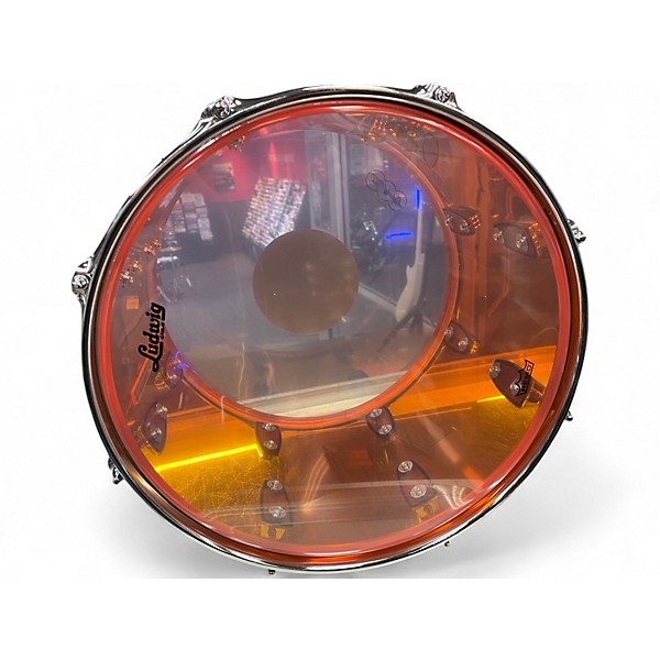 Used Ludwig 14X10 Vistalite Tom Amber Drum