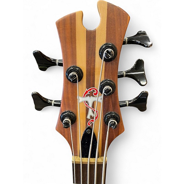 Used Tobias USA 5 LEFT HANDED NATURAL Electric Bass Guitar