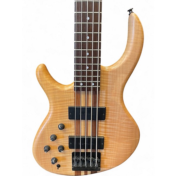 Used Tobias USA 5 LEFT HANDED NATURAL Electric Bass Guitar