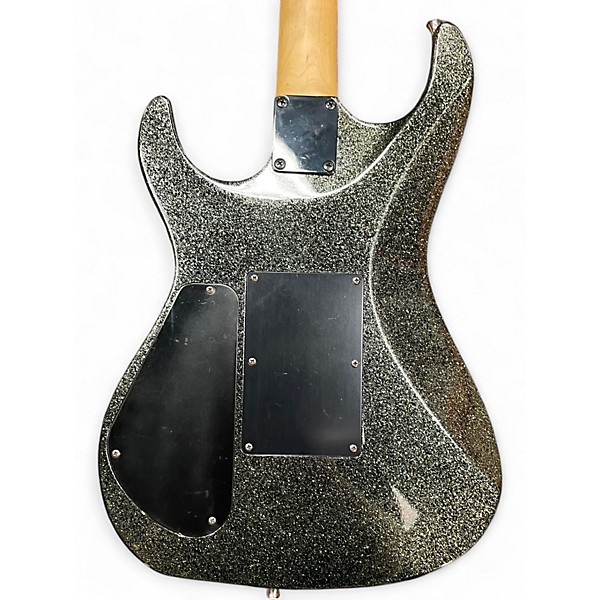 Used Hamer Slammer Series Green Sparkle Solid Body Electric Guitar