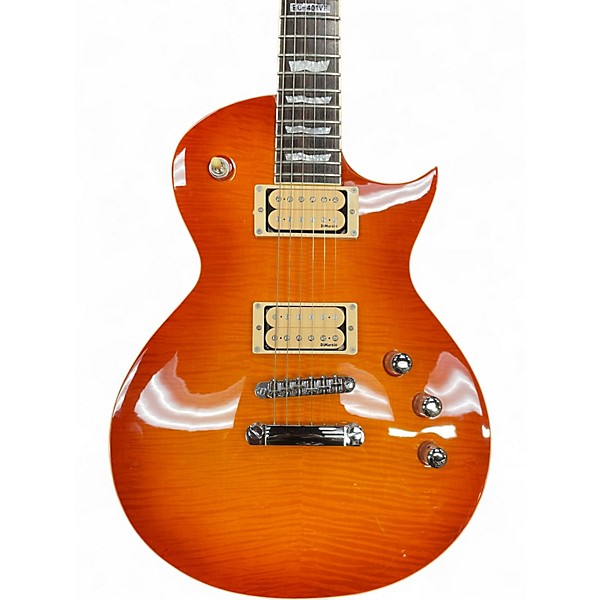 Used ESP LTD EC-401VF Sunburst Solid Body Electric Guitar