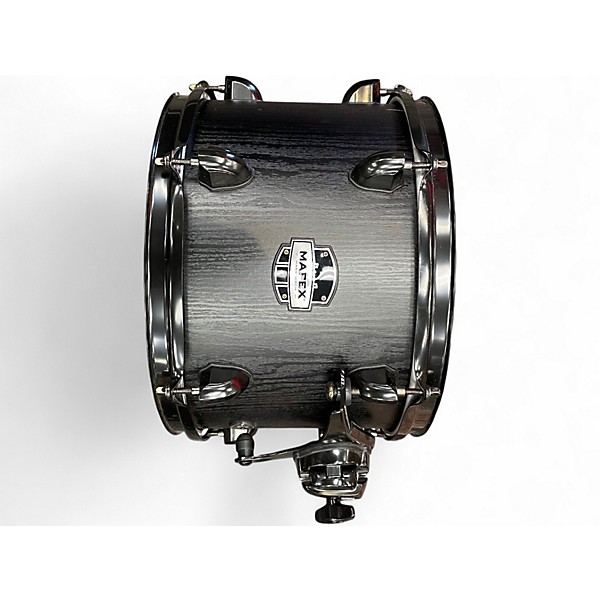 Used Mapex 5 Piece Mars Birch Black Drum Kit