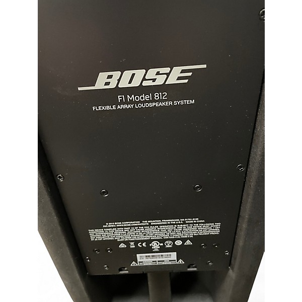 Used Bose F1 MODEL 812 Powered Speaker