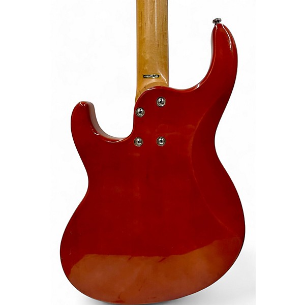 Used Greg Bennett Design by Samick FAIRLANE Crimson Red Burst Electric Bass Guitar