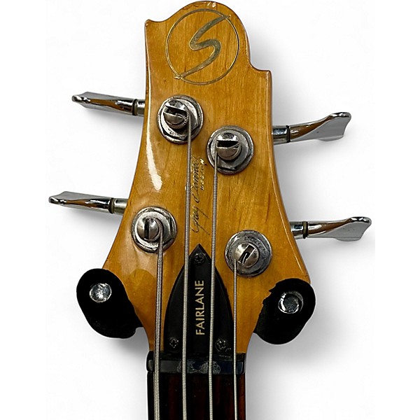 Used Greg Bennett Design by Samick FAIRLANE Crimson Red Burst Electric Bass Guitar