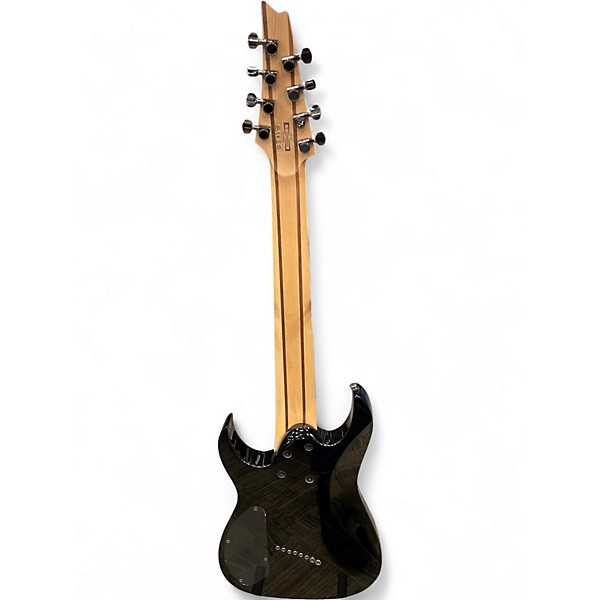 Used Ibanez RGMS8 Black Solid Body Electric Guitar