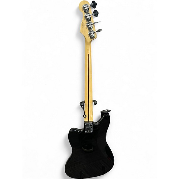 Used Squier Jaguar Black Electric Bass Guitar