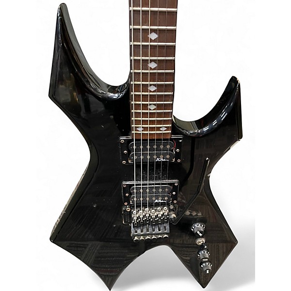 Used B.C. Rich NJ Series Warlock Black Solid Body Electric Guitar