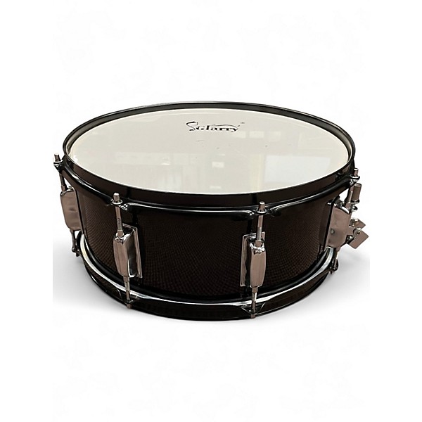 Used Glarry 14in snare black Drum