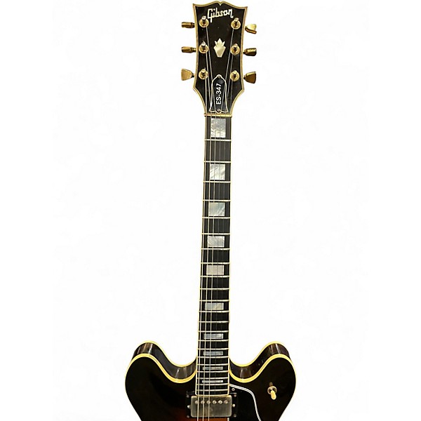 Vintage 1982 Gibson ES-347 Tobacco Burst Hollow Body Electric Guitar