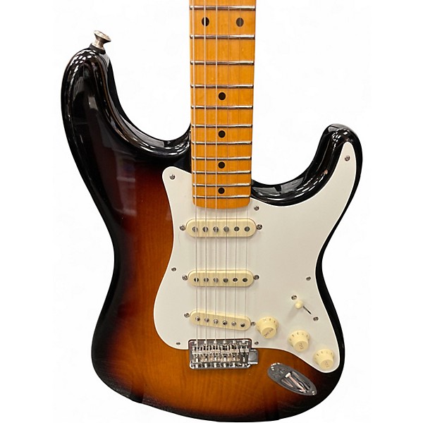 Used Fender Artist Series Eric Johnson Stratocaster 2 Color Sunburst Solid Body Electric Guitar