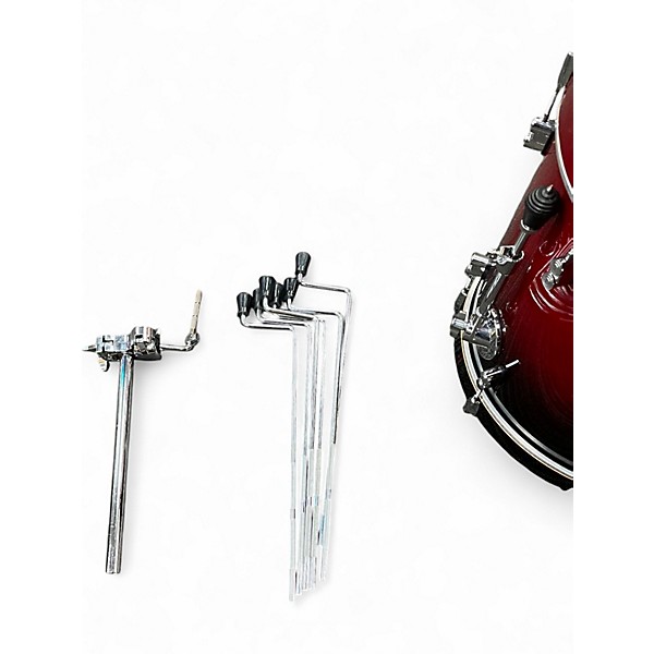 Used PDP by DW 4 Piece Concept Series with Added 16x16 Birch sparkle red Drum Kit