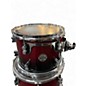 Used PDP by DW 4 Piece Concept Series with Added 16x16 Birch sparkle red Drum Kit