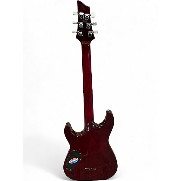 Used Schecter Guitar Research C1 Custom red Solid Body Electric Guitar