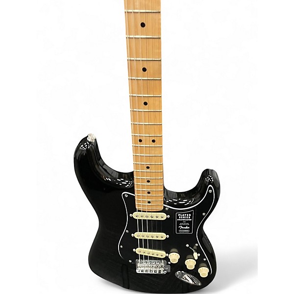 Used Fender 70th Anniversary Player Series Stratocaster Black Solid Body Electric Guitar