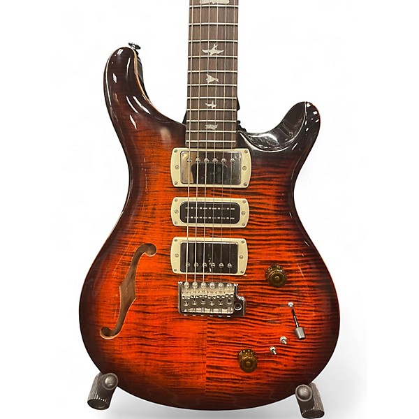 Used PRS SE SPECIAL ORANGE TIGER Hollow Body Electric Guitar