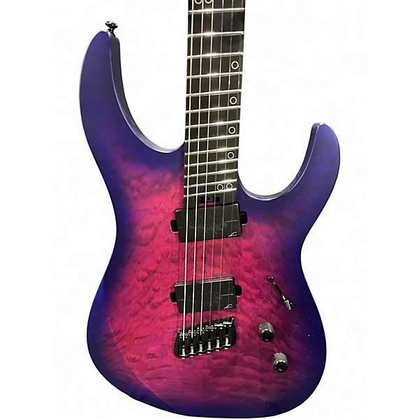Used Legator Ninja N6 FSS Hypernova Blue Solid Body Electric Guitar