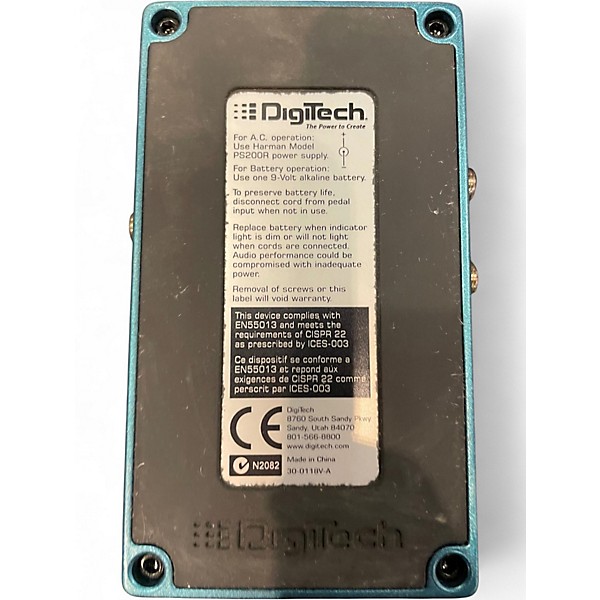 Used Digitech DIGIVERB Effect Pedal