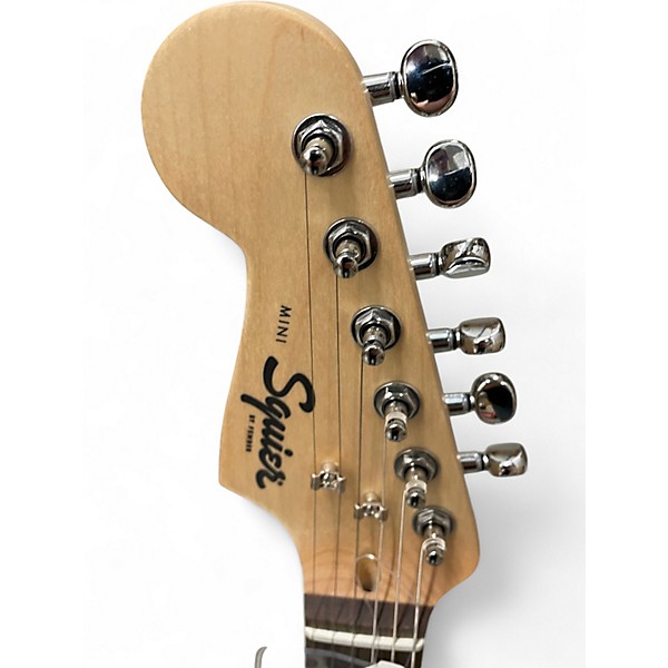 Used Squier Mini Affinity Stratocaster Left Handed Black Electric Guitar