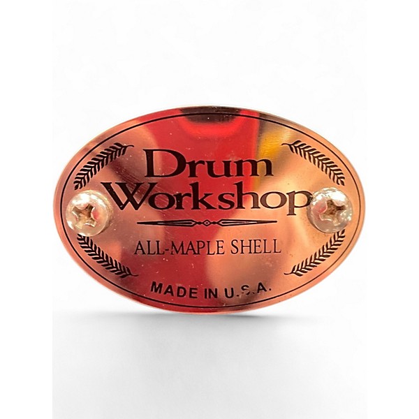 Used 2001 DW 4 Piece Workshop Series aqua blue stain Drum Kit
