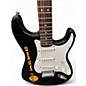Used Squier Affinity Stratocaster HARD ROCK CAFE BLACK Solid Body Electric Guitar
