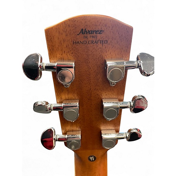 Used Alvarez AFH600CE Natural Acoustic Electric Guitar
