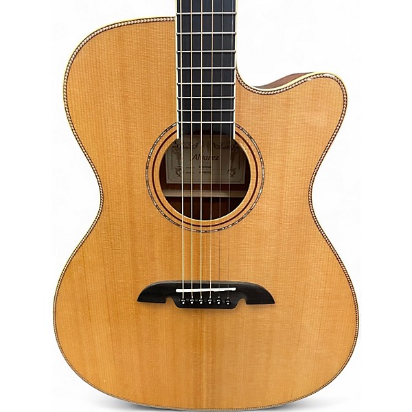 Used 2022 Alvarez AFH600CE Natural Acoustic Electric Guitar