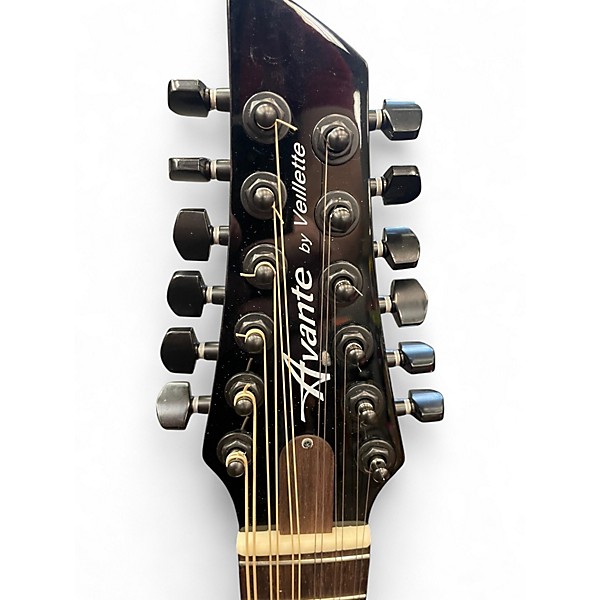Used Veillette Avante Gryphon hightuned Sunburst 12 String Acoustic Electric Guitar