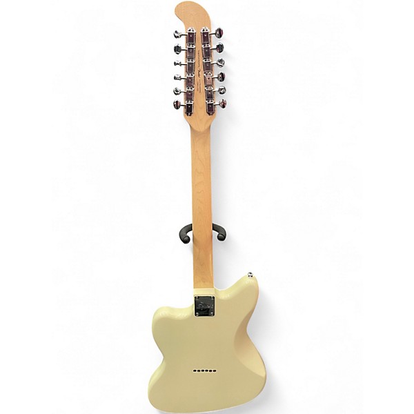 Used Squier Paranormal Jazzmaster XII Laurel Fingerboard 12-String Olympic White Solid Body Electric Guitar